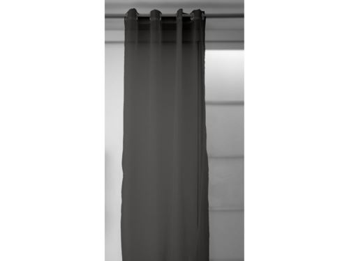 Voile à oeillets 140x250 cm DOLLY Gris