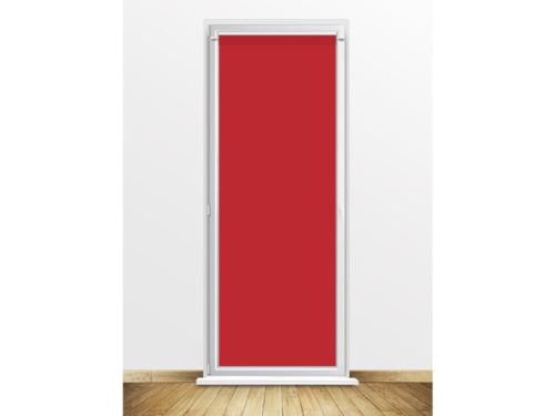 Voile pour porte fenêtre 70x200 cm DOLLY rouge