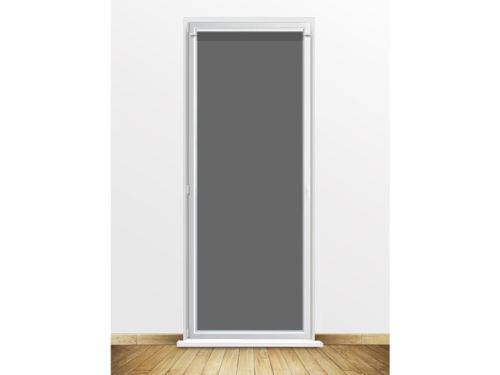 Voile pour porte fenêtre 70x200 cm DOLLY Gris