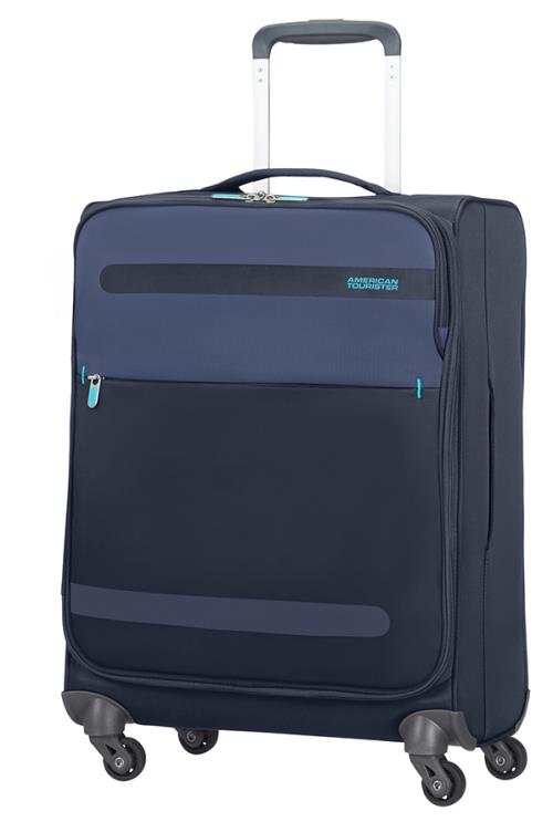 Valise cabine à 4 roues American Tourister Herolite 55 cm Bleu marine