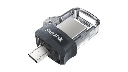 SanDisk Ultra 64 GB Dual Drive USB 2.0 Micro USB Drive - Micro-USB voor Android-apparaten en een computer tot 150 MB / s