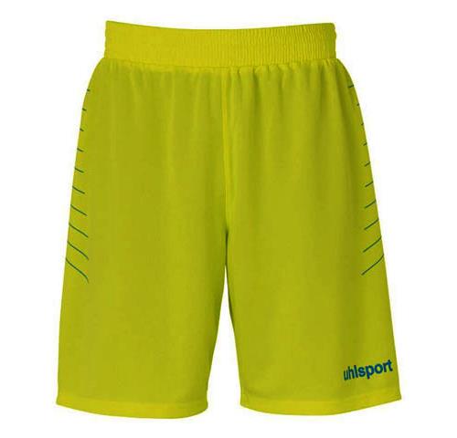 Short de Gardien Uhlsport Match-jaune fluo/cyan-L