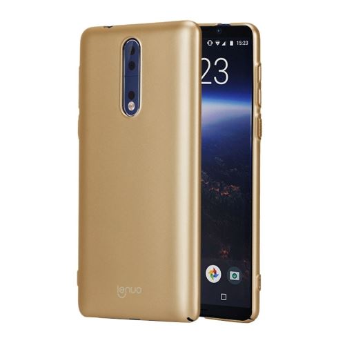 Nokia 8 Coque Protection Plastique Doré Ultra Fin ALS45777