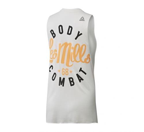 Débardeur Muscle Reebok Les Mills Combat - XS - Crème