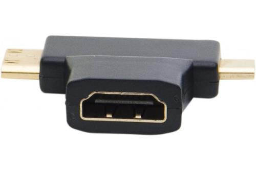 Générique Adaptateur Mini Et Micro Hdmi Male Vers Hdmi Femelle