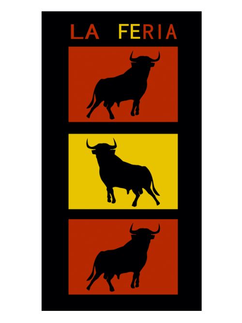 Drap de plage 100x180 cm 3 TOROS