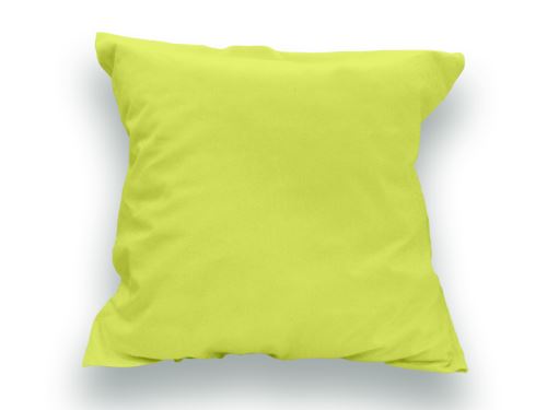 Taie d'oreiller 65x65 cm en coton uni 57 Fils SOLEIL D'OCRE vert