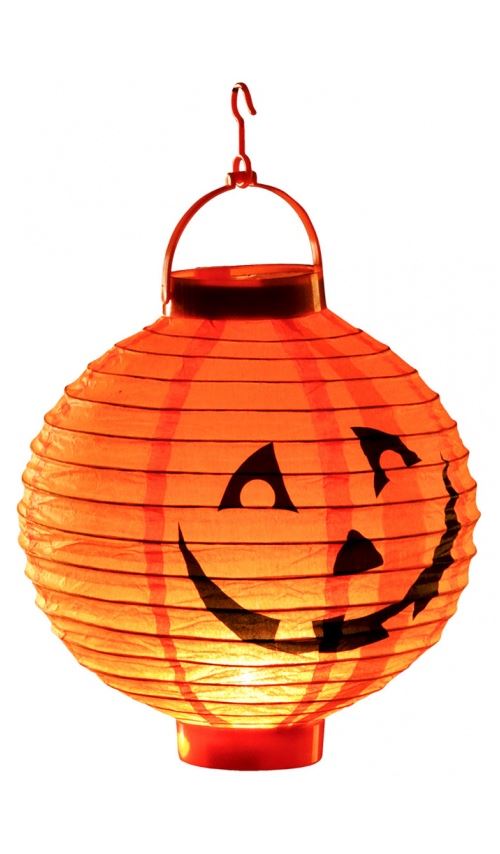 Lanterne Boule A LED - Citrouille d'Halloween