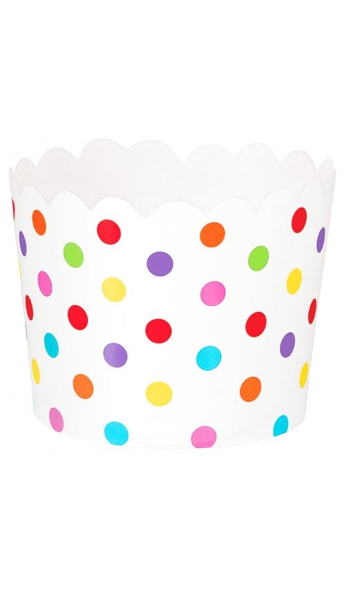 Mini Coupelles - Pois multicolores x 36