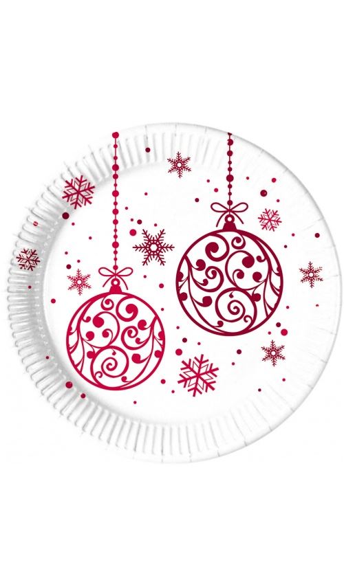 Décoration de Table : Assiettes Noël x8