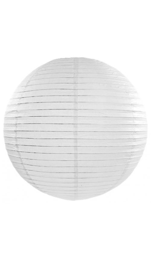 Lanterne Boule - Blanc x 35 cm