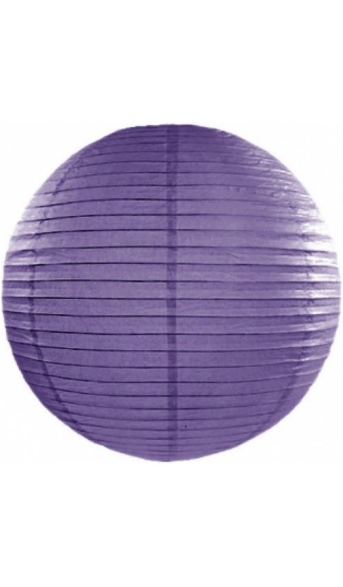 Lanterne Boule - Violet x 35 cm