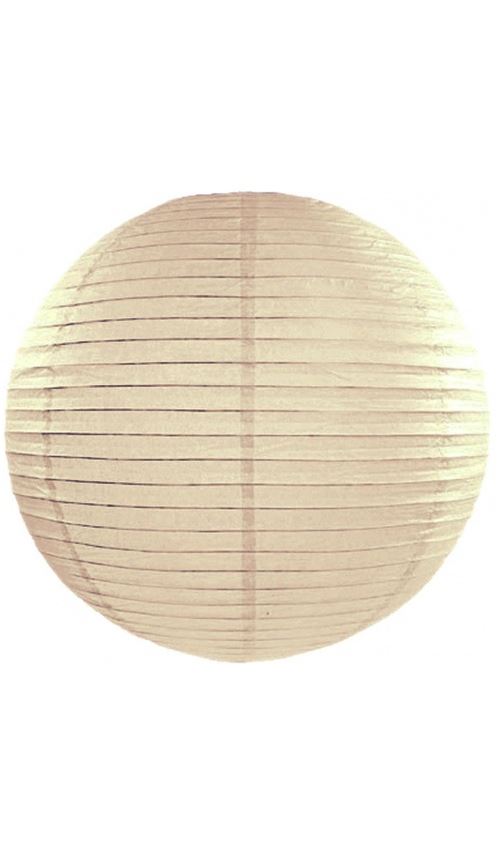 Lanterne Boule - Beige x 35 cm