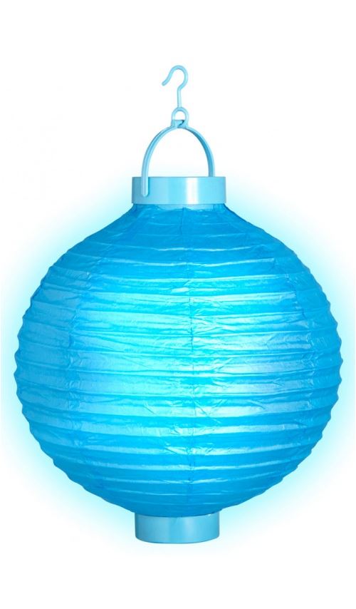Lampion à LED 30 cm - Turquoise