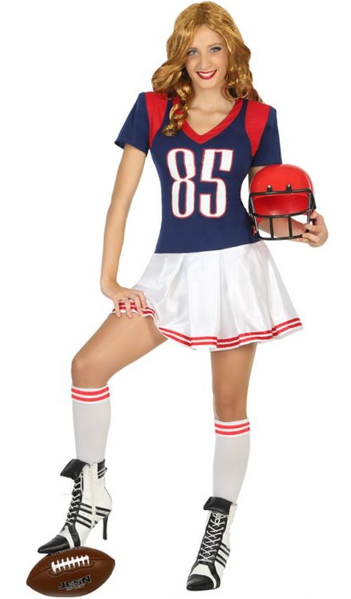 Déguisement Joueuse de Football American Taille : M/L - 40/42