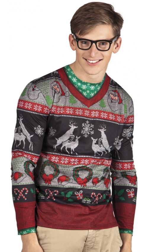 Tee-shirt Manches Longues - Noël Taille : L