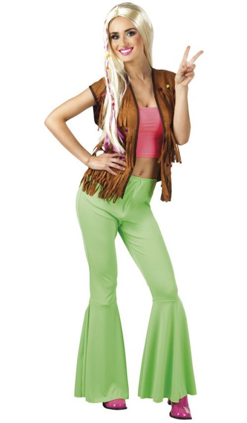 Pantalon Disco Vert - Adulte Taille : M