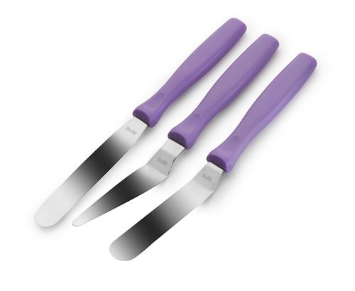 Non Communiqué Ibili 738000 Set 3 Spatules Mini Manche Plastique