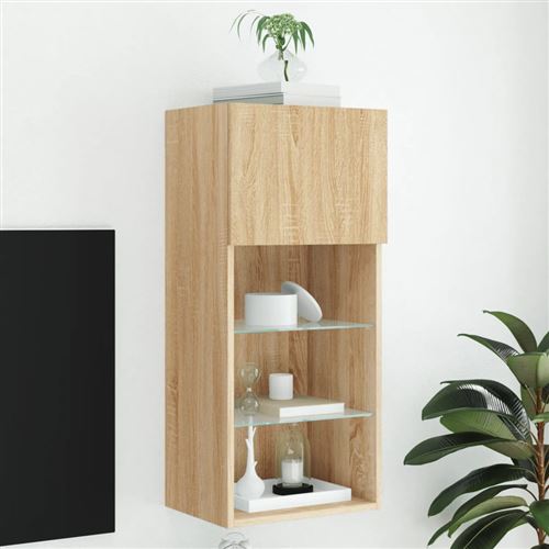 Vidaxl Meuble Tv Led - Chêne Sonoma - Image 3