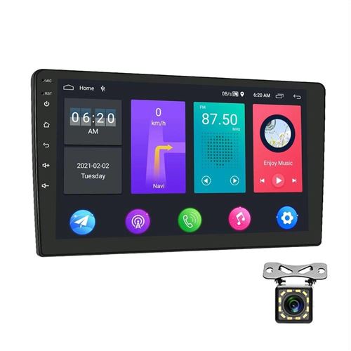Autoradio Android 10 Pouces Écran Tactile GPS WiFi Bluetooth Caméra Recul YONIS