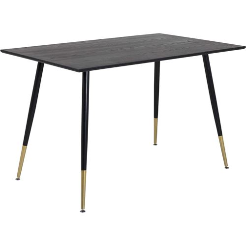Non Communiqué Noir Venture Home - Table Repas En Mdf Et Acier Dipp 120 X 90 Cm