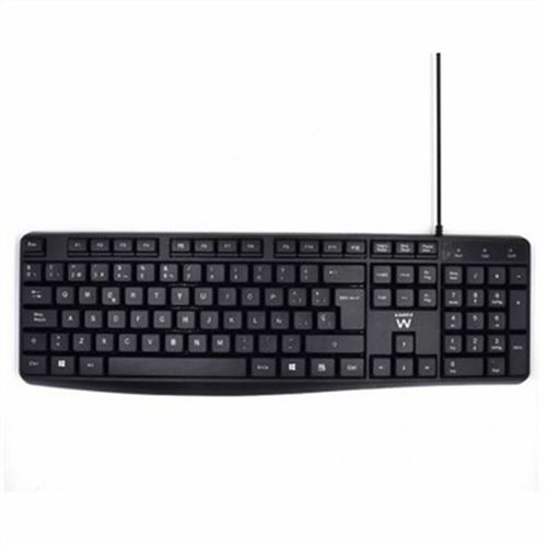 Ewent Noir Ew3001 Clavier Bureau Usb Qwerty Espagnole - Neuf - Image 2