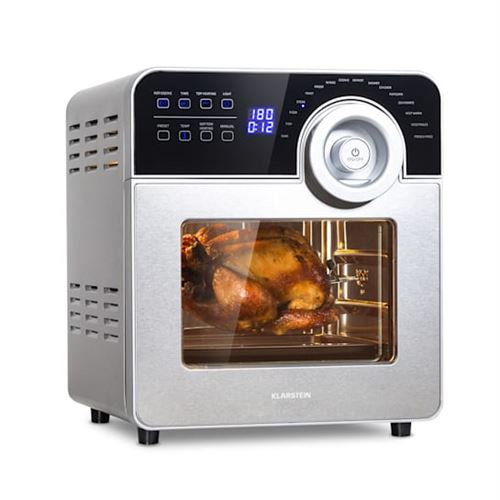 Friteuse À Air Chaud - Aerovital Cube Chef - 1700 W - 14 L - 16 Programmes - Grise