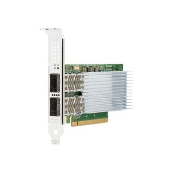Intel E810-CQDA2 - Adaptateur réseau - PCIe 4.0 x16 - 100 Gigabit QSFP28 x 2 - pour Edgeline e920; ProLiant DL325 Gen10, DL345 Gen10, DL360 Gen10, DL380 Gen10, DL385 Gen10 - 1