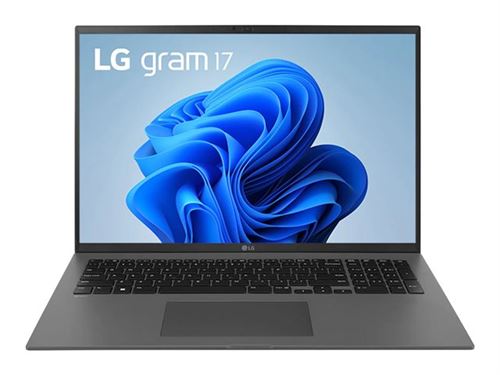 LG gram 17Z90Q-G.AA76F - Intel Core i7 1260P / 2.1 GHz - Evo - Win 11 Home Plus - Iris Xe Graphics - 16 Go RAM - 512 Go SSD NVMe - 17\