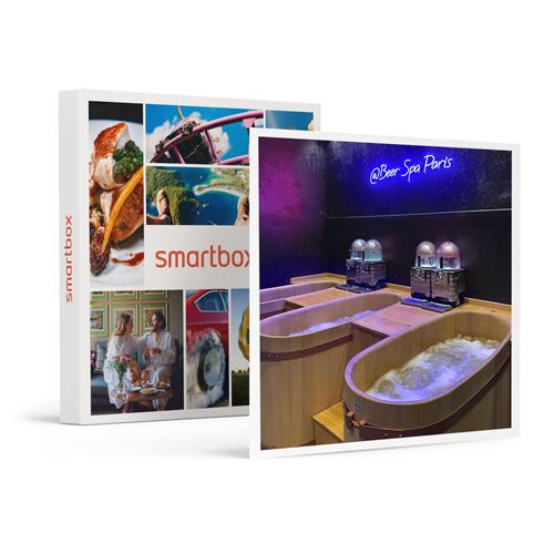 SMARTBOX - Coffret Cadeau Parenthèse insolite à Paris pour 2 : 1h d’accès au spa Bain de bière avec dégustation-Bien-être