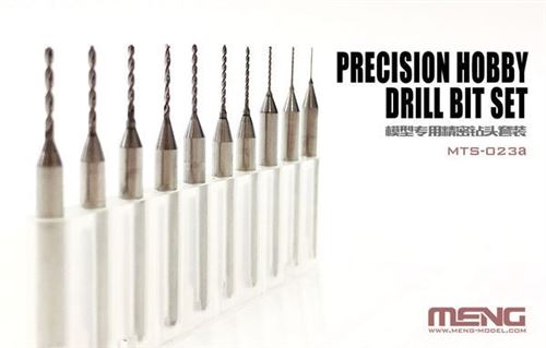 Precision Hobby Drill Bit Set - Meng-model