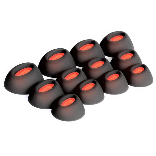 Non Communiqué Noir 12 X Écouteurs En Silicone Embouts D'oreilles Pour Jbl Tune Flex Casque Écouteurs En