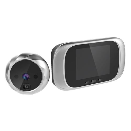 Non Communiqué Argent Vidéosurveillance Dd1 Lcd 2.8 Pouces Vision Nocturne Infrarouge