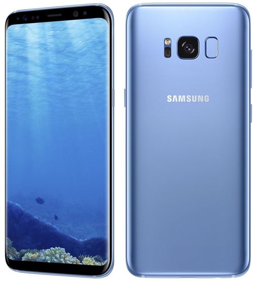 Smartphone Samsung Galaxy S8 Single SIM 4 / 64 GO - Bleu