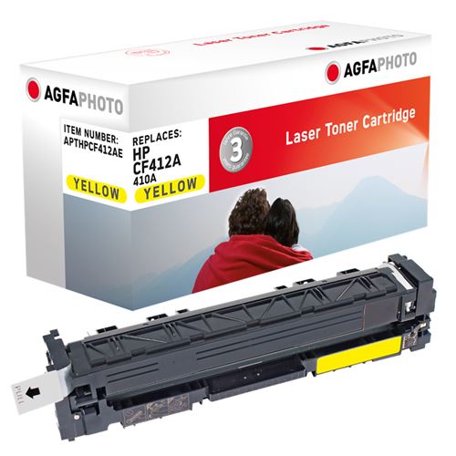 Compatible Avec Hp 410a (cf412a) Agfa Photo Apthpcf412ae Toner Jaune