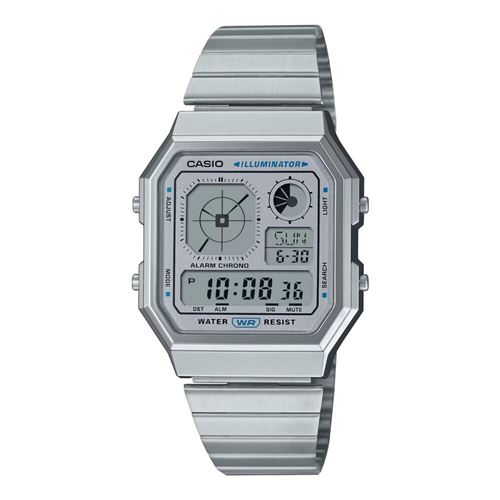 Non Communiqué Chronographe Unisex Casio A130we7aef Bracelet E Quartz Vintage