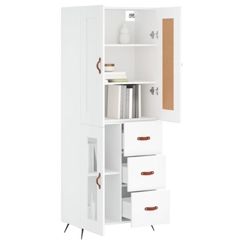 Vidaxl Blanc Buffet Haut - Image 3
