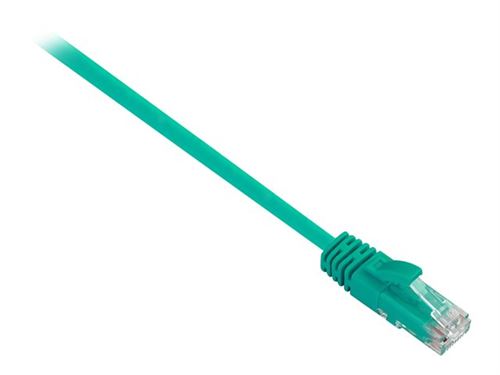 V7 - Cordon de raccordement - RJ-45 (M) pour RJ-45 (M) - 10 m - UTP - CAT 6 - moulé, sans crochet - vert