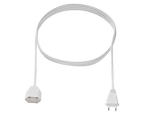 Bachmann 233.185 alimentation Rallonge 2.5 A noir 3.00 m H03VVH2-F 2X 0,75 mm²