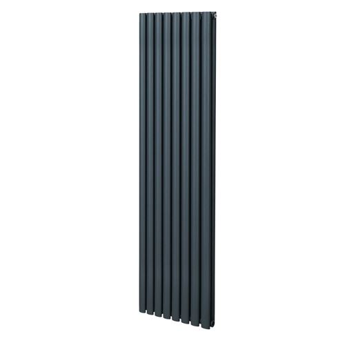 Monstershop Oval Column Radiator – 1800mm x 480mm – Anthracite Grey