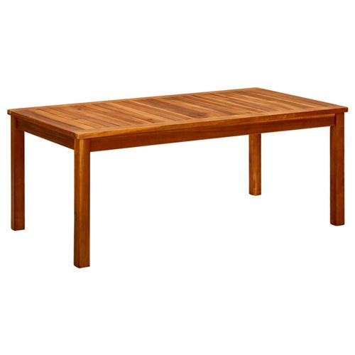 Non Communiqué Marron Table Basse De Jardin 110X60x45 Cm Bois Solide D Acacia