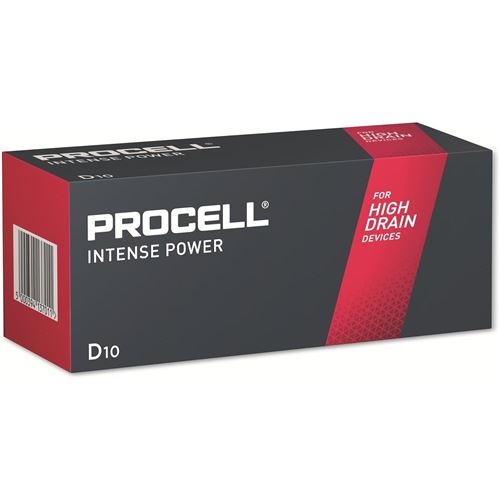 PROCELL Pack 10 Piles Intense Power MX1300 D LR20