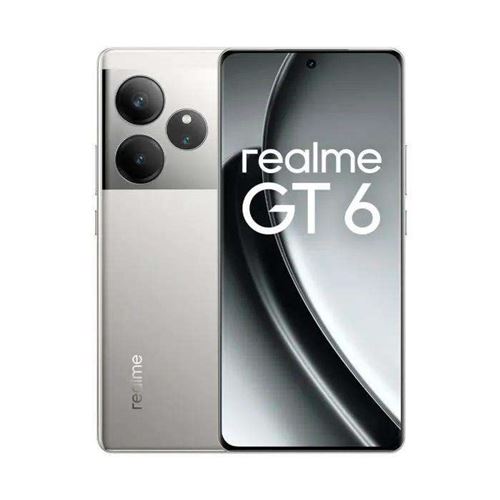 Smartphone Realme GT 6 gris 6.78 RAM 8 Go stockage 256 Go