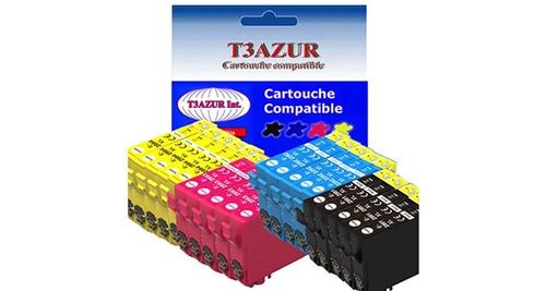 T3azur 20 cartouches d'encre compatibles 29xl pour epson expression home xp345, xp352, xp 345, xp 352