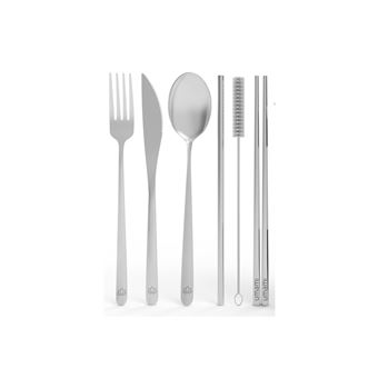 Set de couverts en inox - Umami - Argent / Métallique - Acier Inoxydable (inox) - 1