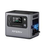 AFERIY P280 Station Electrique Portable 2800W, Batterie Nomade 2048Wh Extensible à 10,24kWh, Recharge Rapide 1,5H, 220V-240V, Generateur Electrique pour Usage Domestique/Camping-Car/Panne de Courant