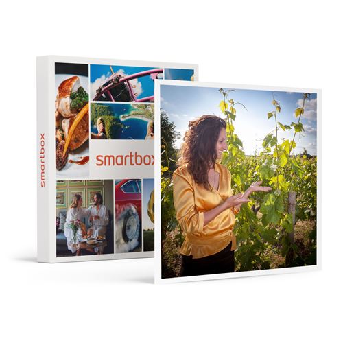 SMARTBOX - Coffret Cadeau Séance d'œnologie en visioconférence avec 3 bouteilles de vin livrées à domicile-Gastronomie