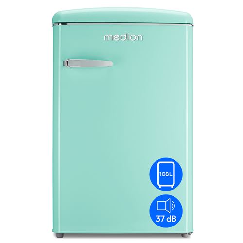 MEDION MD 37790 combi-fridge Freestanding 108 L Turquoise