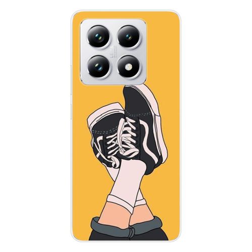 Coque en silicone imprimée compatible Xiaomi 14T Pro Sneakers