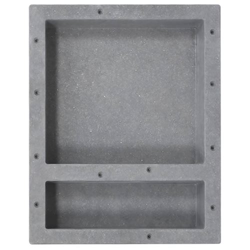 Joom Super Merchant Niche De Douche Avec 2 Étagères, Gris Mat, 41X51x10 Cm - Image 2